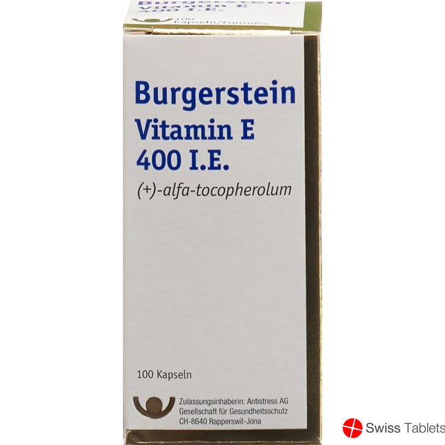 Burgerstein Vitamin E 400 IU 100 capsules buy online